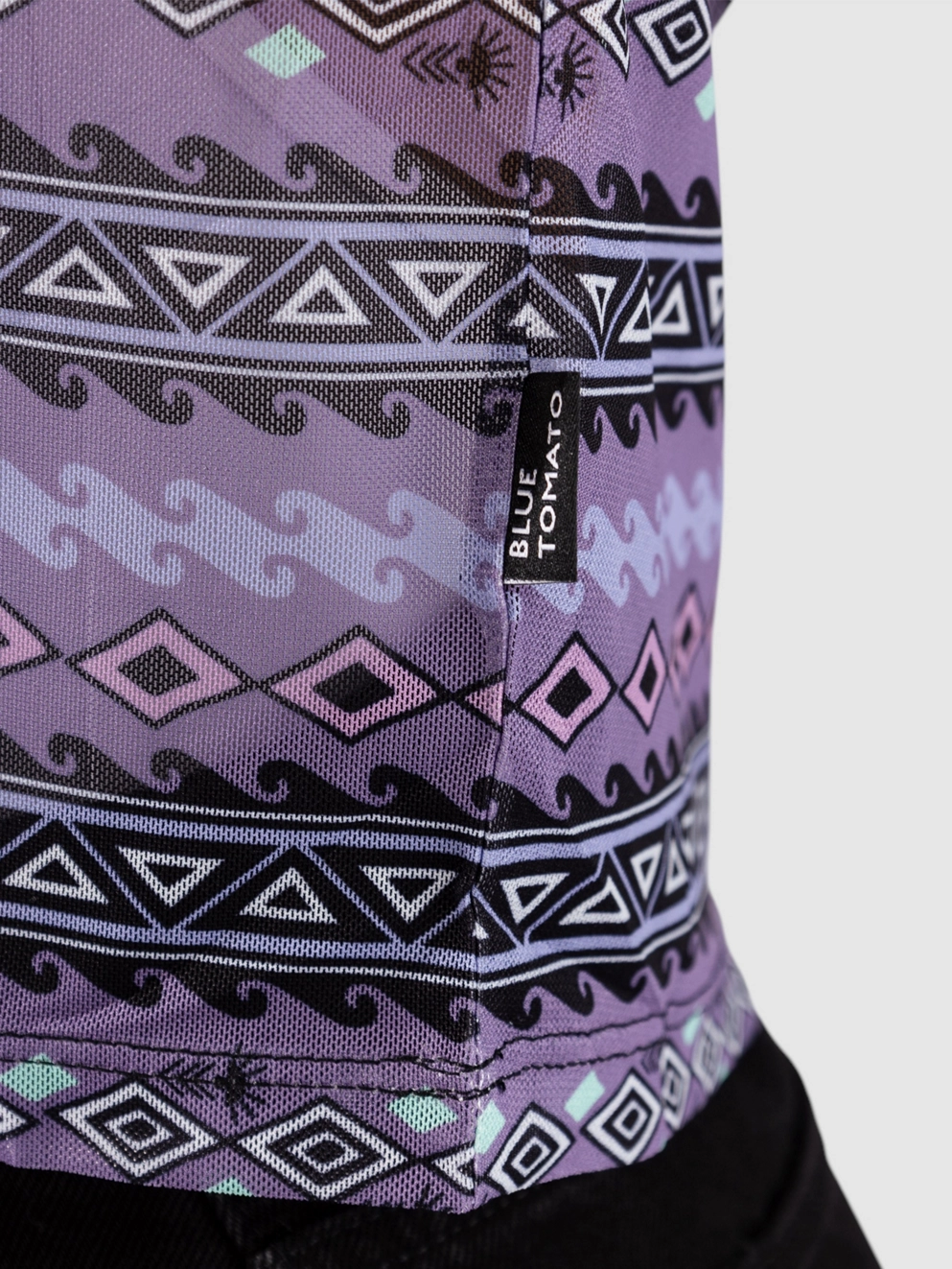 Blue Tomato Mesh T-Shirt purple geo