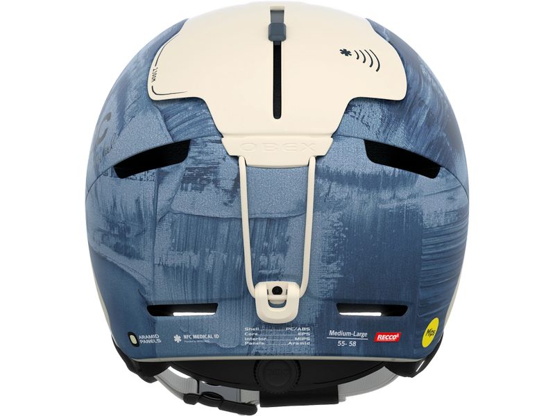 POC Helm Obex BC MIPS Hedvig Wessel Ed. Blau/Weiss, M-L Skihelm