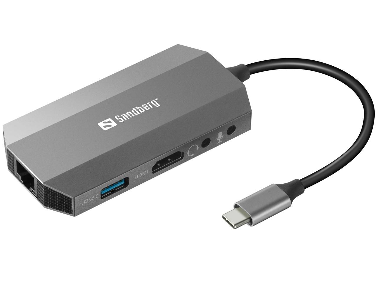 Sandberg - USB-C 6in1 Travel Dock