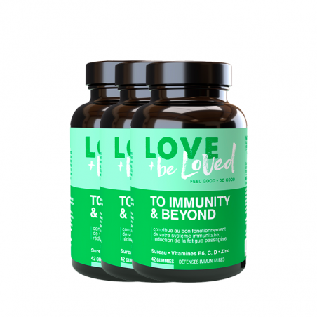 Love and be Loved Gummies Défenses Immunitaires 9 semaines