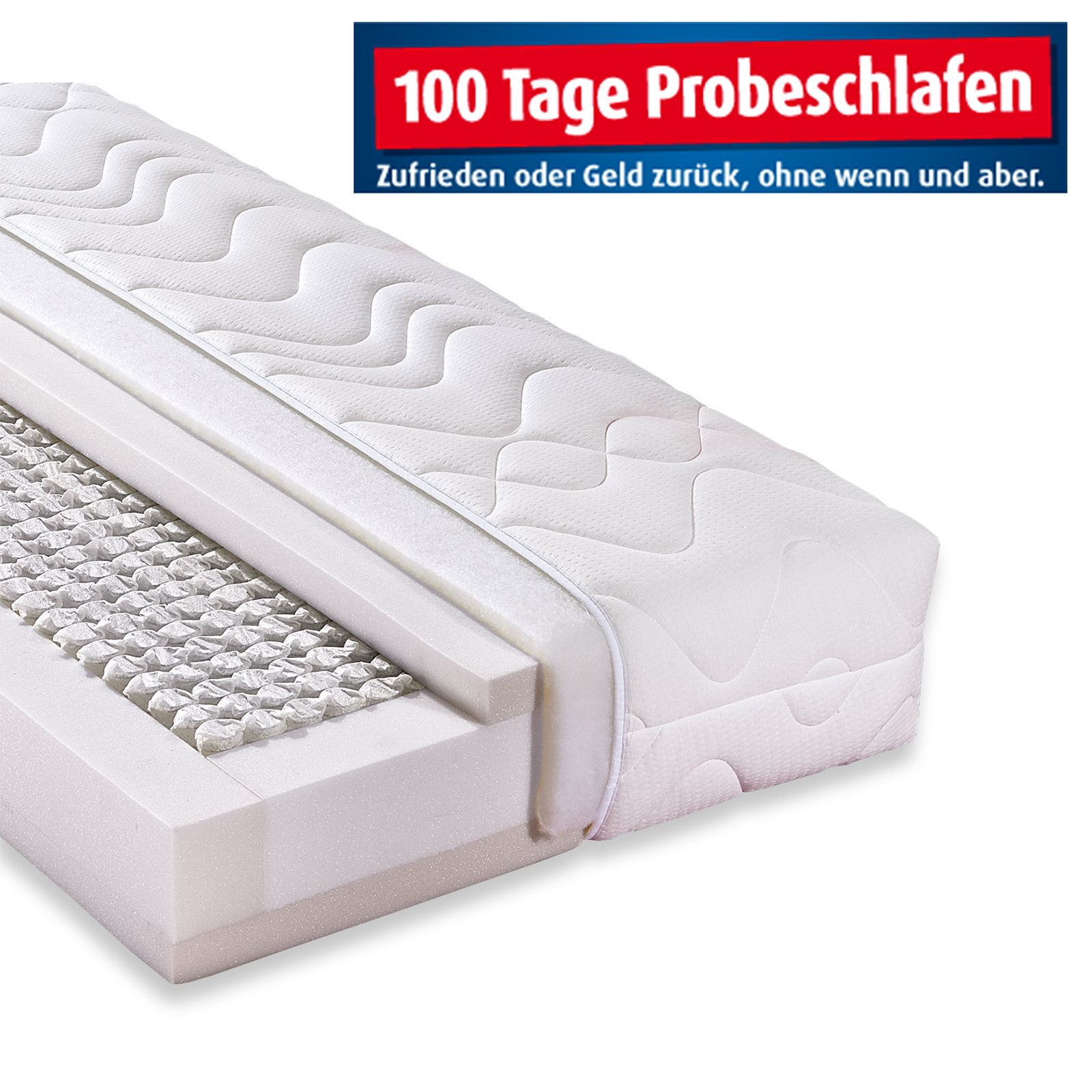 Taschenfederkernmatratze ACCORD 1000 DELUXE - H3 - 90x190 cm