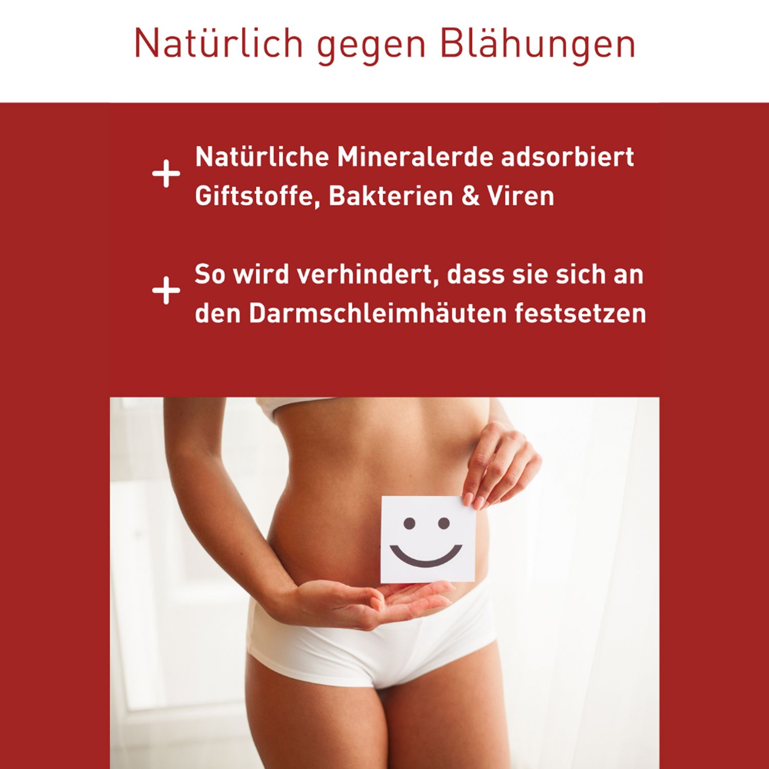 N1 Blähungen & Völlegefühl Kapseln - Natürliche Mineralerden + Simeticon