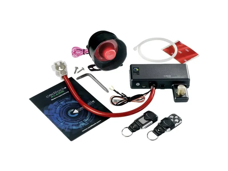 Cadillock Alarm Plus Bilalarm-system Startspærre, Vibrationssensor, Inkl. fjernbetjening 12 V