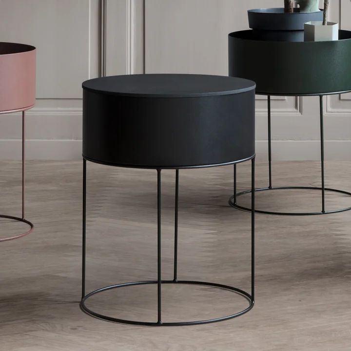 Ferm Living - Plant Box rund, cashmere