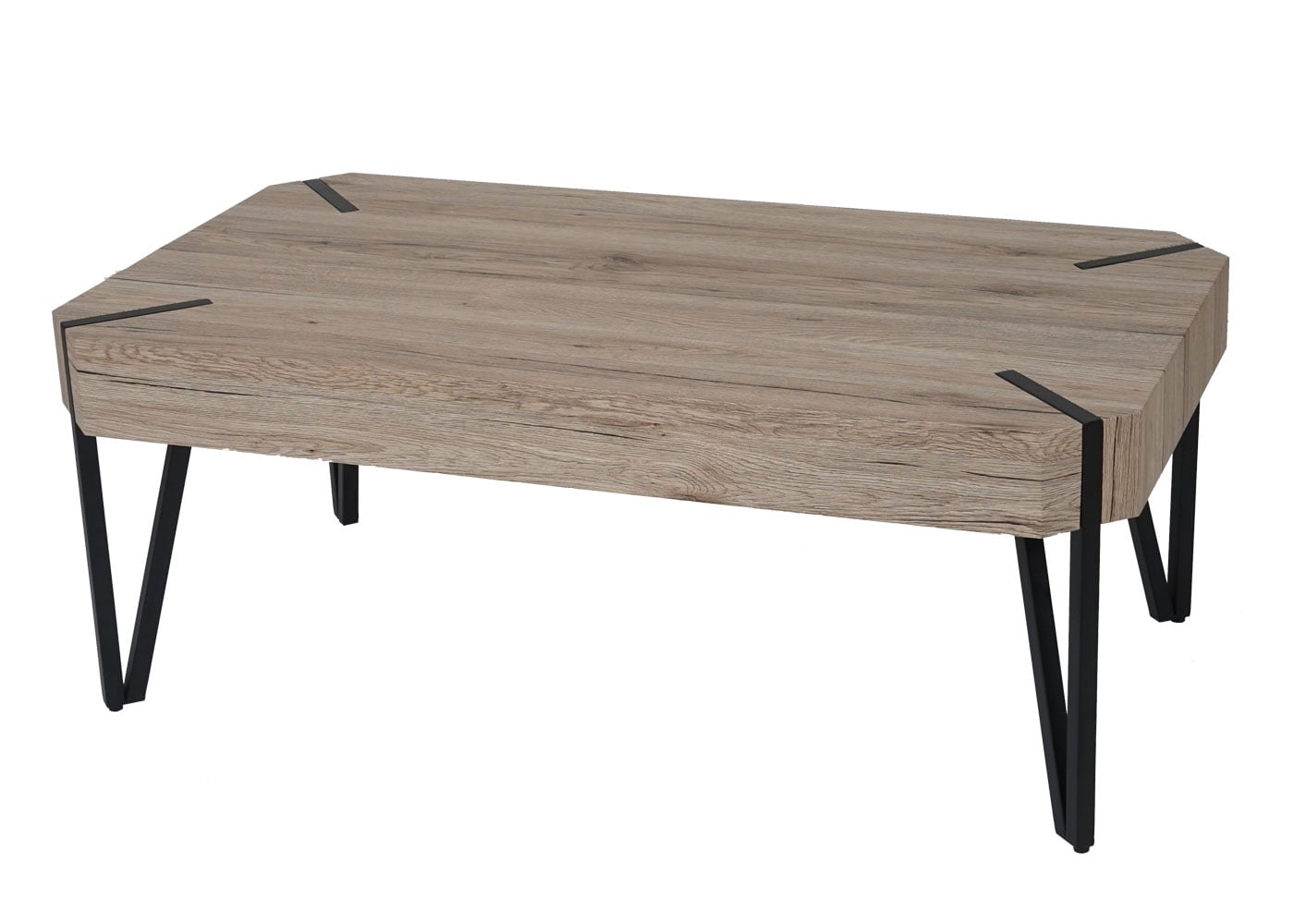 Couchtisch Kos T573, Wohnzimmertisch, 43x110x60cm