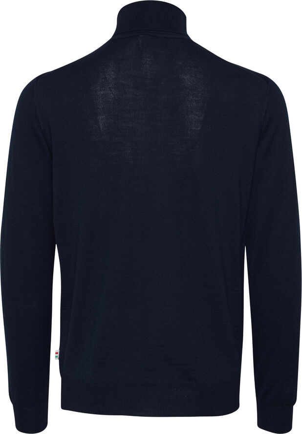 Casual Friday CFKONRAD Merino Roll Neck Knit Navy