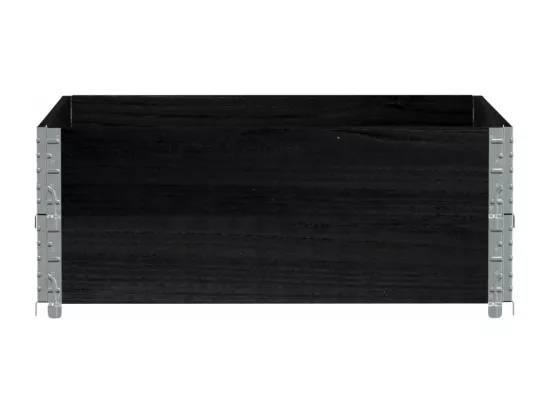 Jardinière bac lit surélevé bois marron 100 x 100 x 41 cm 02_0037248