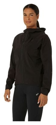 Veste imperméable Asics Metarun Waterproof Noir Femme
