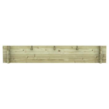 Compacte moestuinbak met gronddoek 120x120 cm