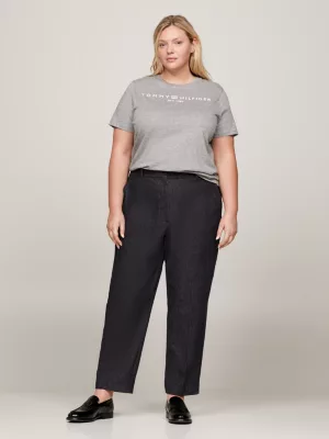 Camiseta Curve com gola redonda