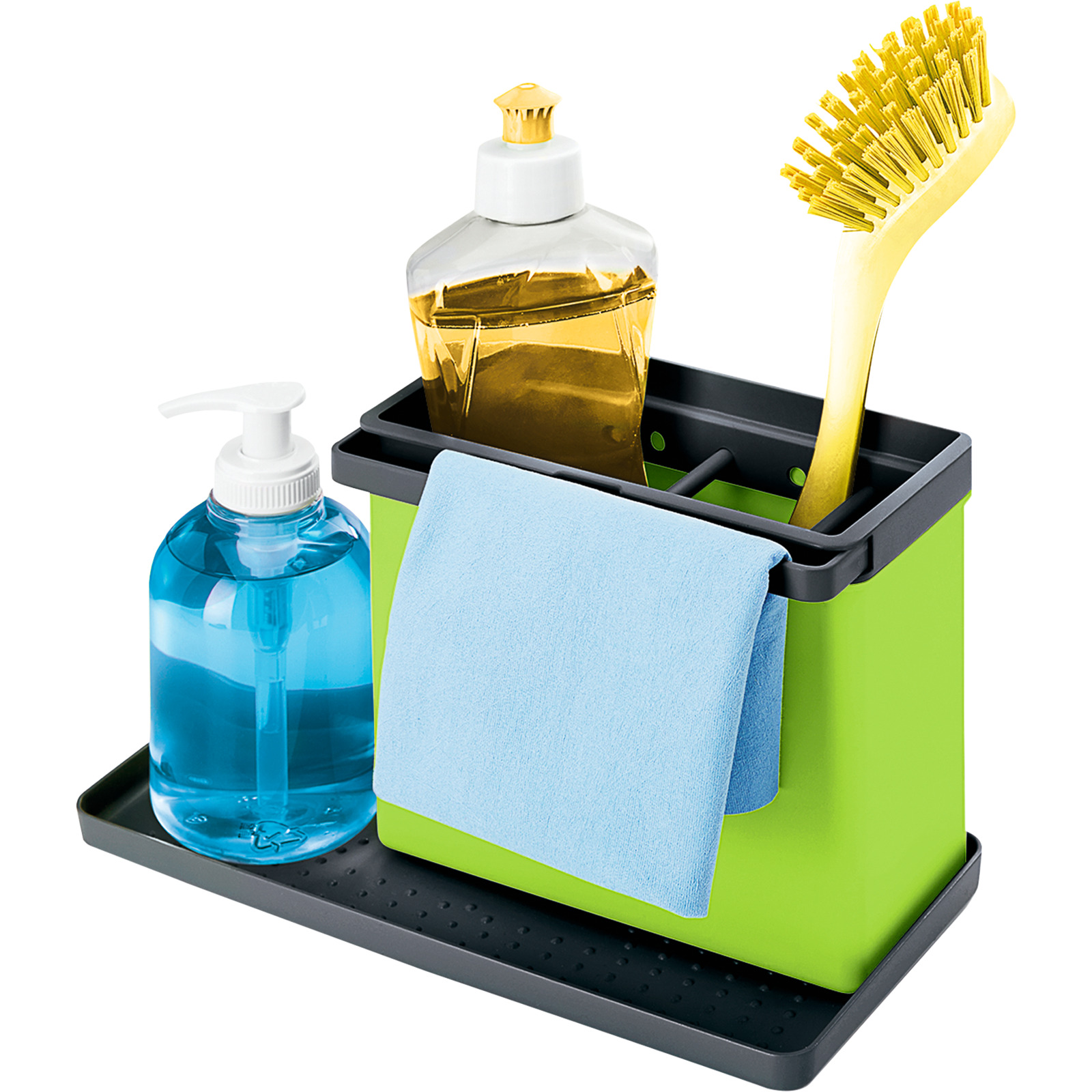 Spülbecken OrganizerTIDYTEX25x14x15grün