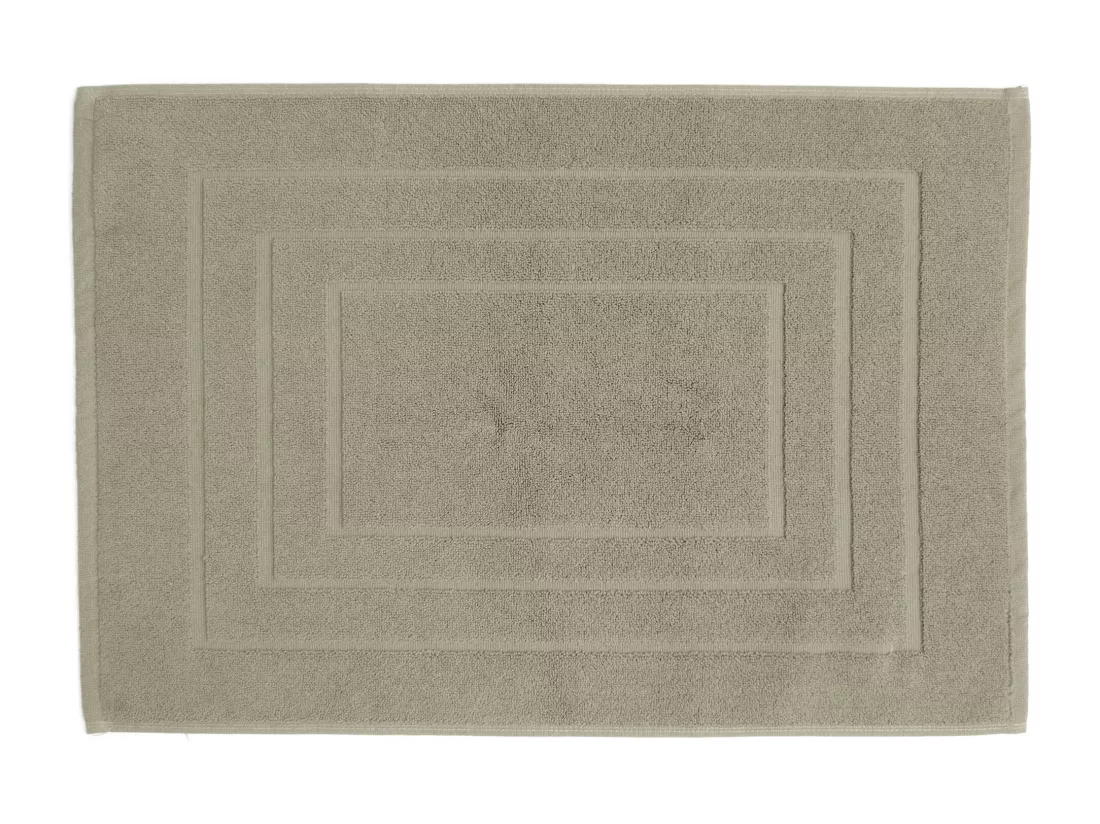 Tapis de bain coton 1000g/m2 NAÏA 60x40 cm vert Romarin
