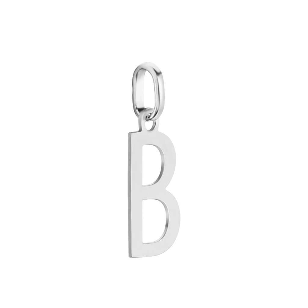 Pendentif Ionia Lettre Or Blanc