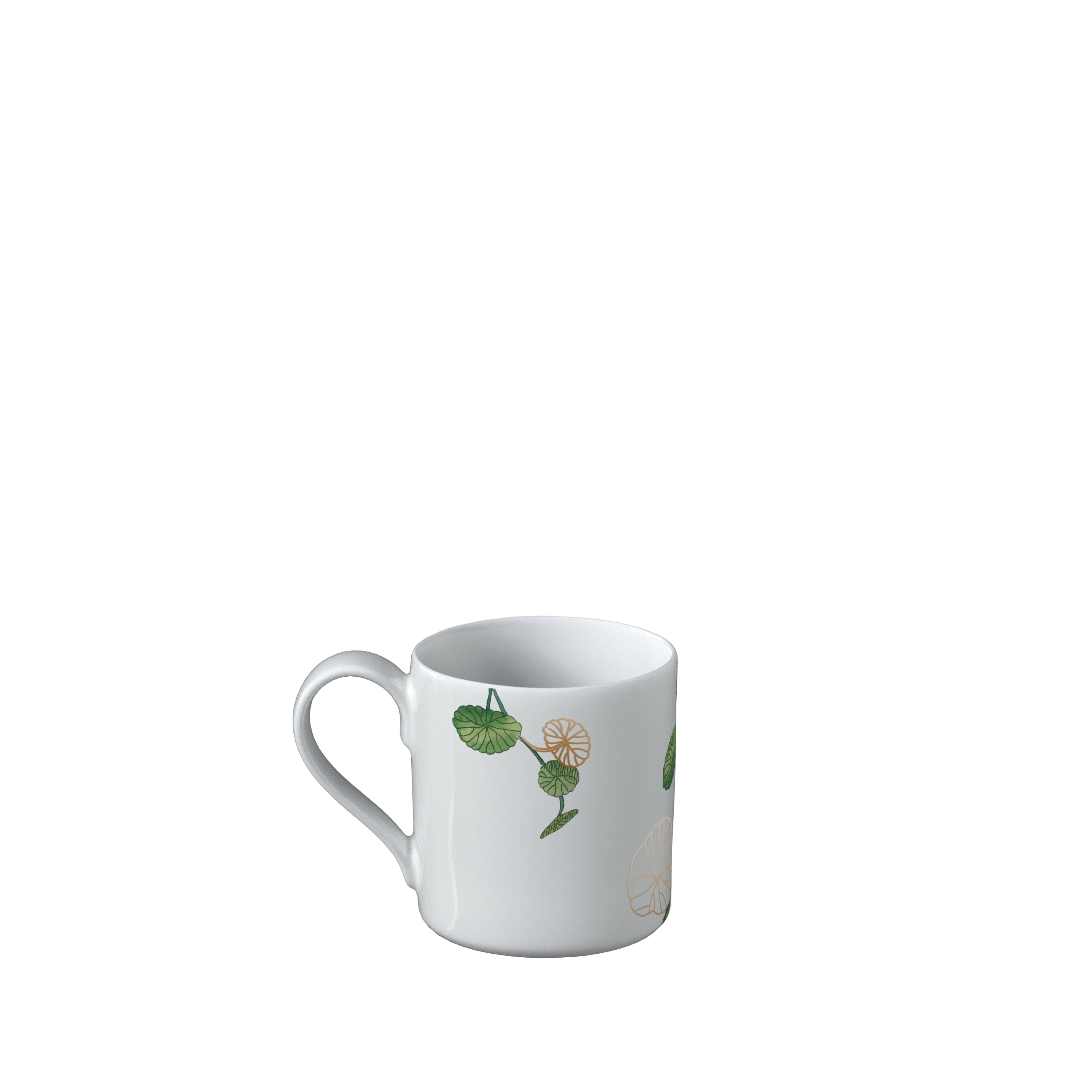 Avarua Espresso cup Multi-colored, 2.1 oz, Premium Bone Porcelain