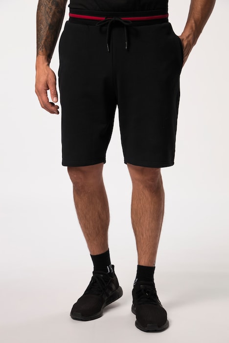 Bermuda, Fußball, Sweat, Deutschland-Streifen an Gesäßtasche, Elastikbund