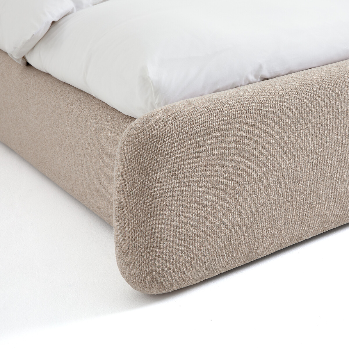 LA REDOUTE INTERIEURS<br>Cama com estrado de ripas, Stone