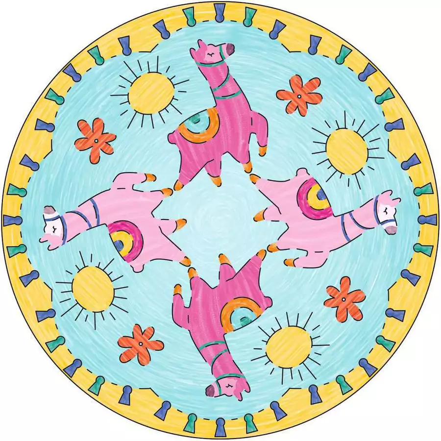 Ravensburger Mandala Designer Lama bunt