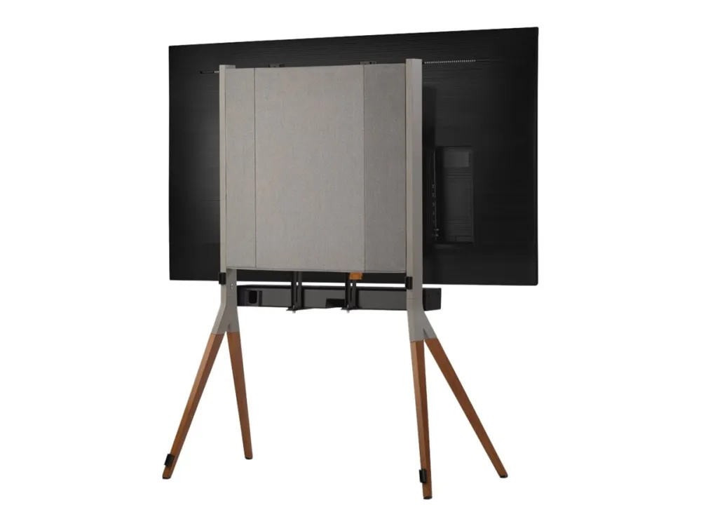 One For All Falcon Universal WM 7481 - Stativ - for LCD TV/lydbarre - valnød, pistolmetal grå - skærmstørrelse: 32