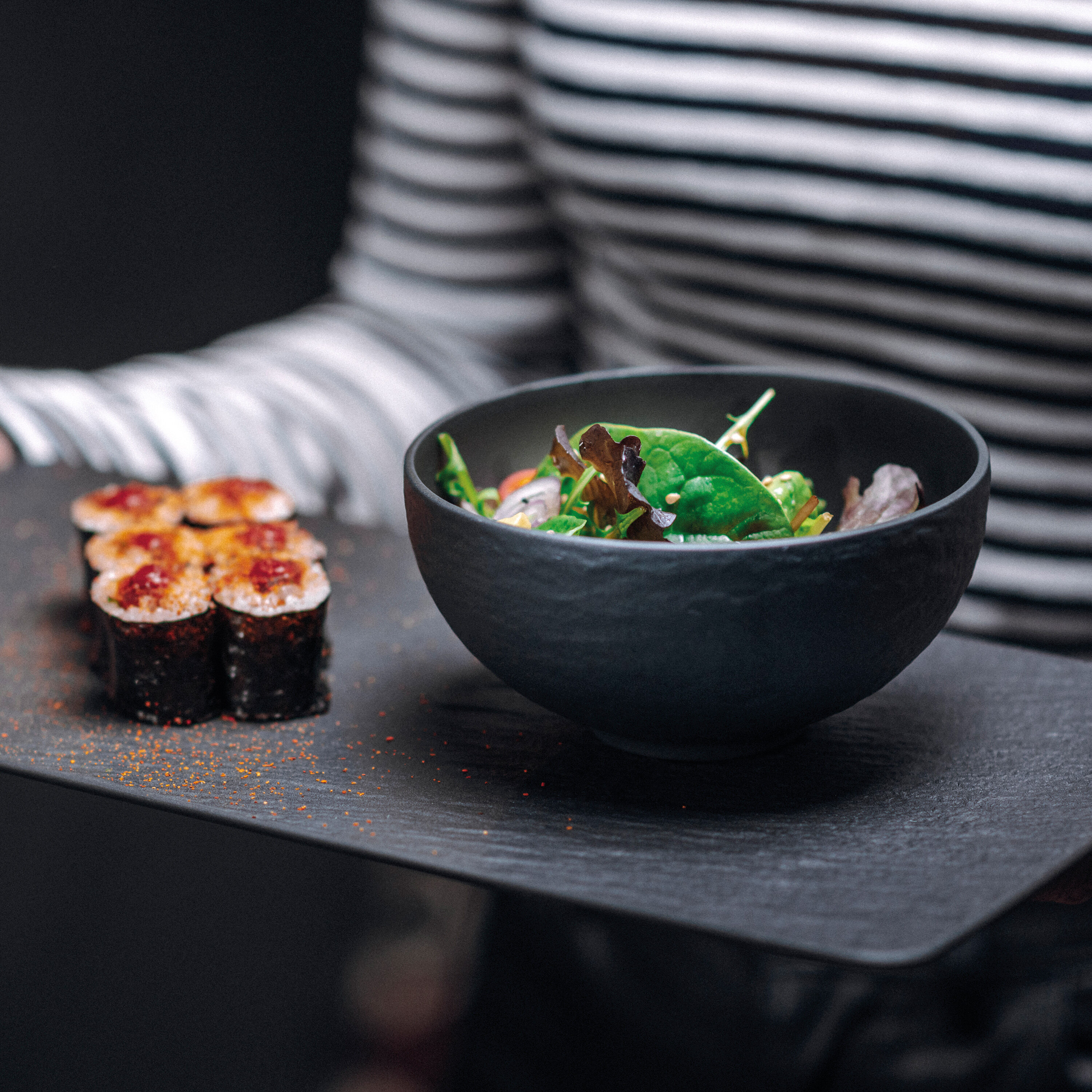 Manufacture Bowl Black, 6.8 oz, Premium Porcelain