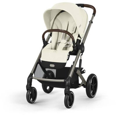 Cybex BALIOS S Lux Duovogn inkl. Beemoo Route i-Size & Base, Seashell Beige/Black Stone