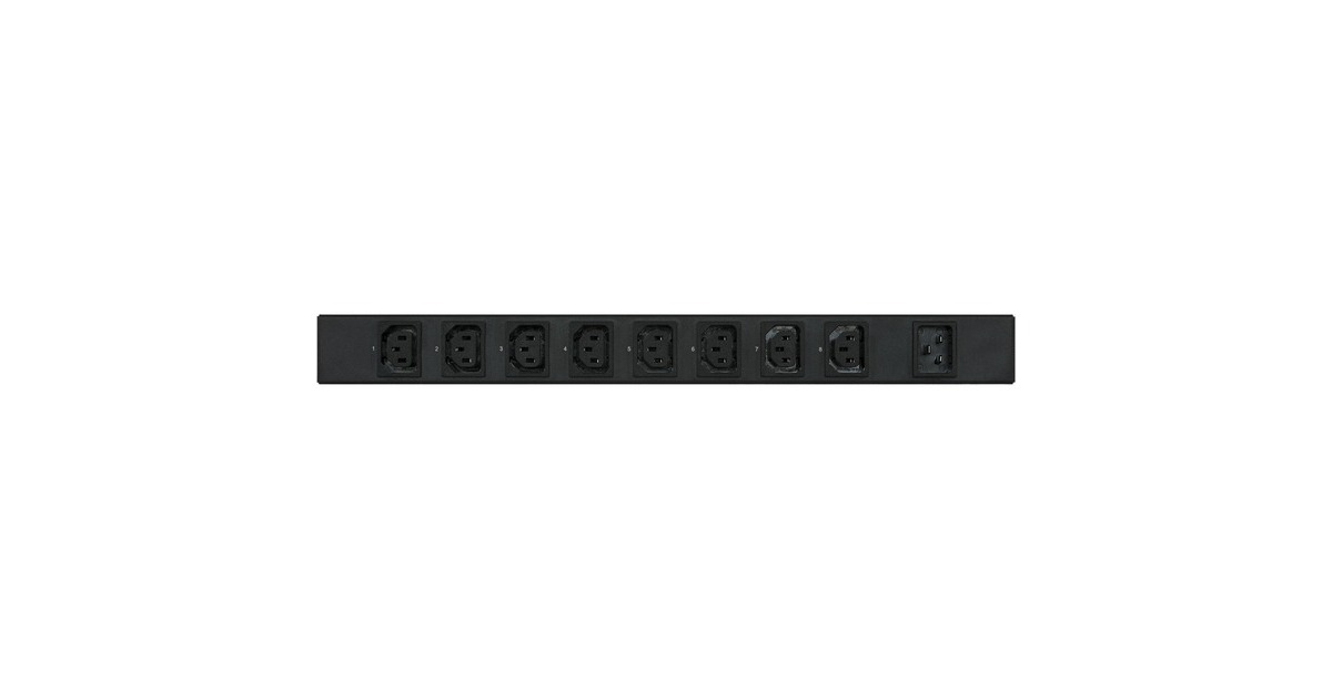 APCEasy-PDU Switched, 1U Rack, 16A, 230V  (Zwart, EPDU1016S, 8x C13)