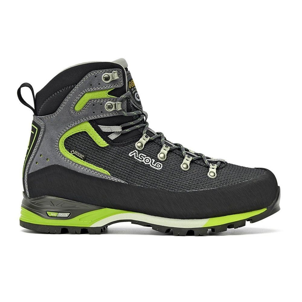 Asolo CORAX GV - Chaussures de randonné Homme nero/green lime
