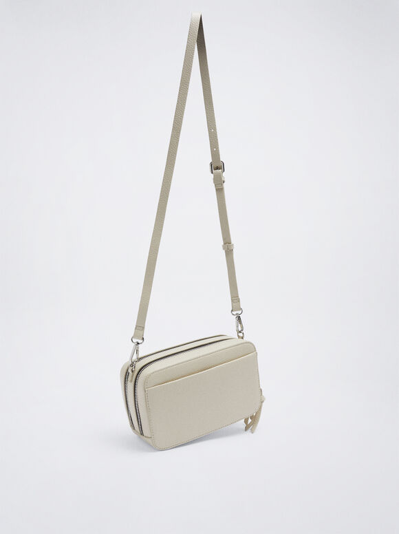 Bolsa de ombro trançada - Natural