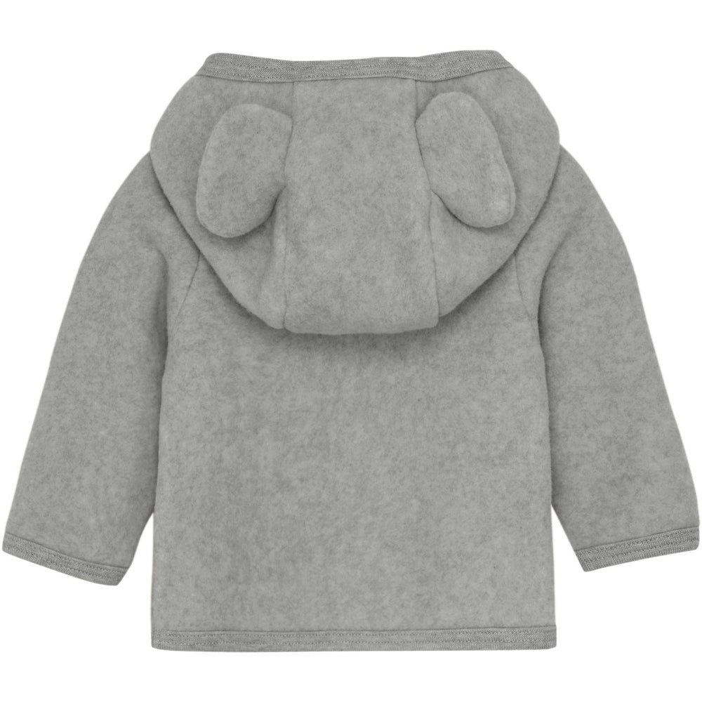Køb Huttelihut Light Grey Melange Jakke Ears Bomuld Fleece