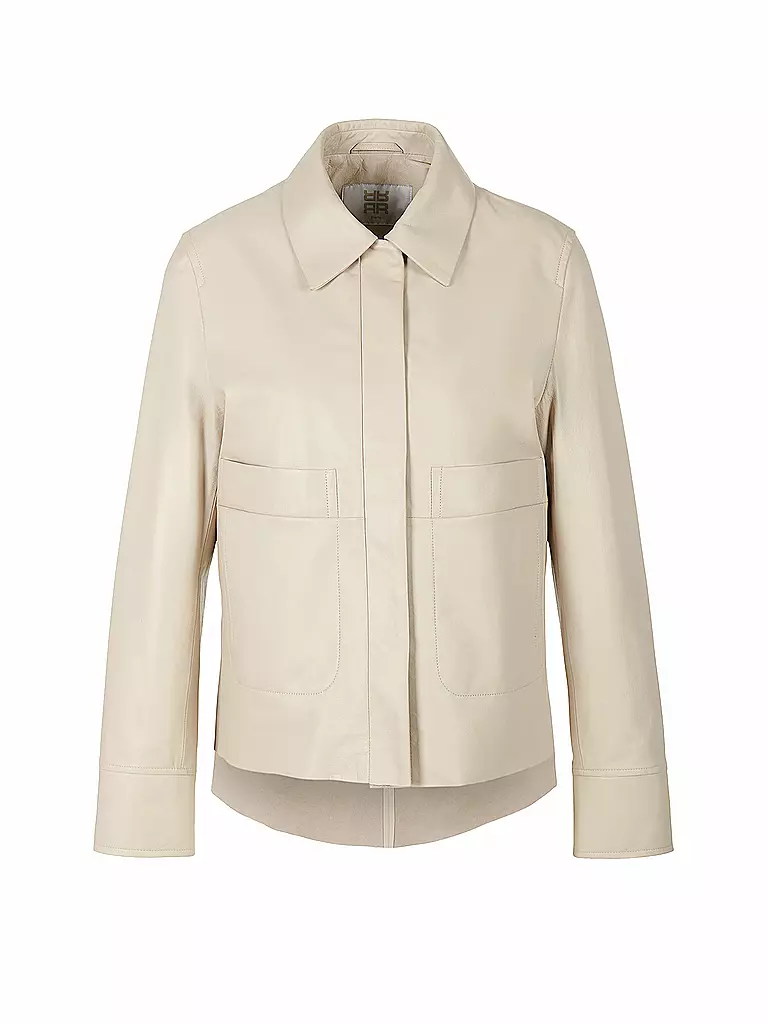 RIANI Lederjacke creme