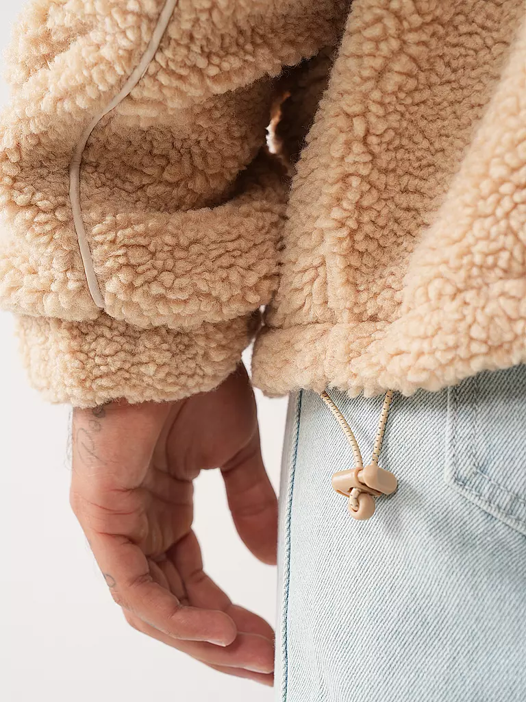 KARL KANI Fleecejacke  beige