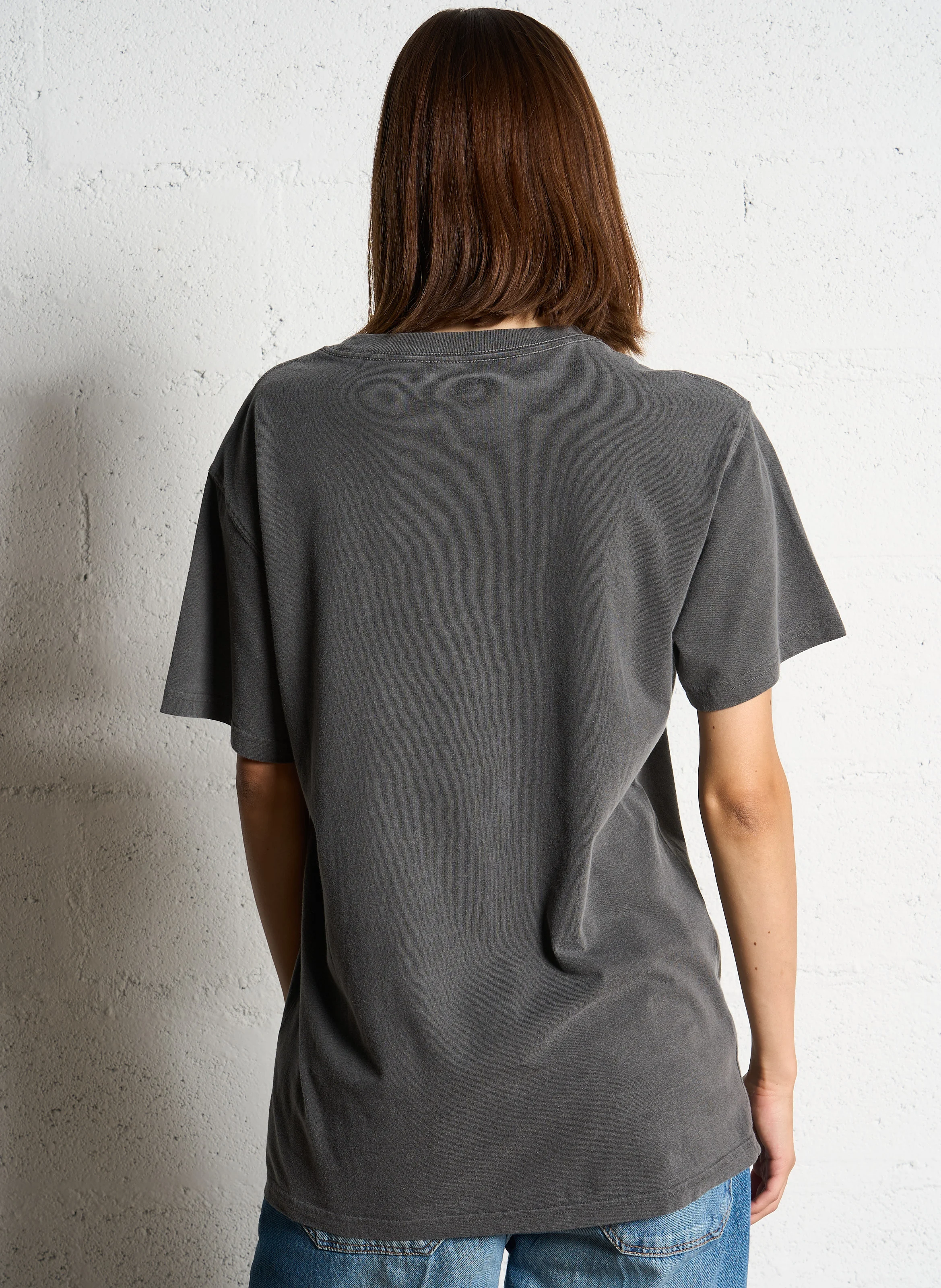 TRUCKER MISSOURI - Tee-shirt droit col rond sérigraphié en coton | Gris