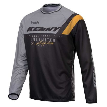 Maillot cross Kenny TRACK - FOCUS - BLACK GREY GOLD 2021 - Noir / Gris