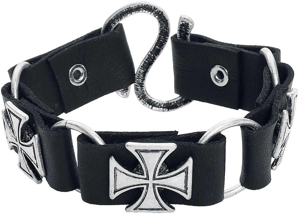 Croix De Fer | Rock Rebel by EMP Bracelet imitation cuir