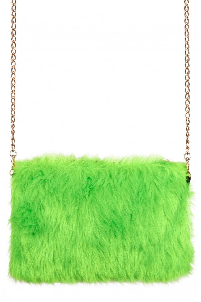 Tasje Plushgreen