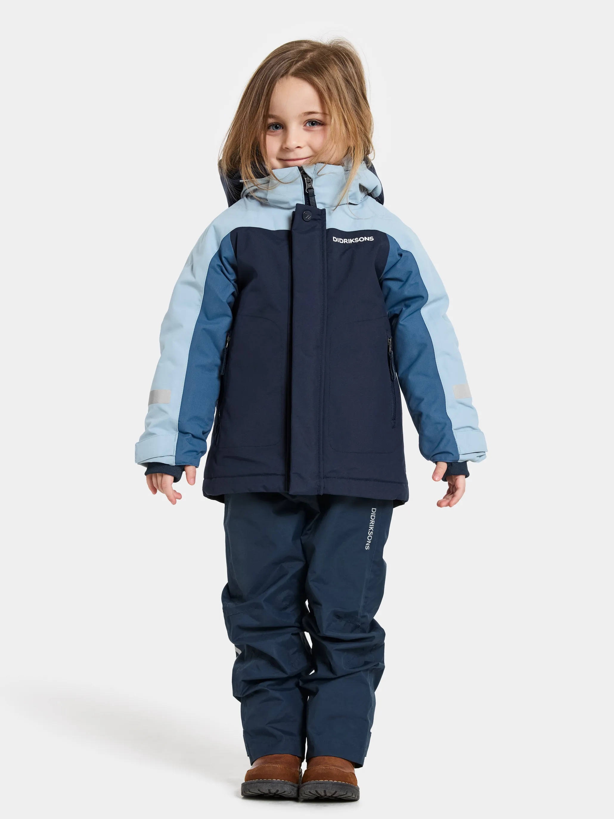 Didriksons Kids' Neptun Jacket 4 Navy