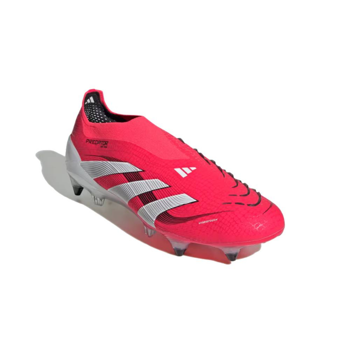 Adidas Predator Elite Veterloze IJzeren-Nop Voetbalschoenen (SG) Rood Wit Zwart