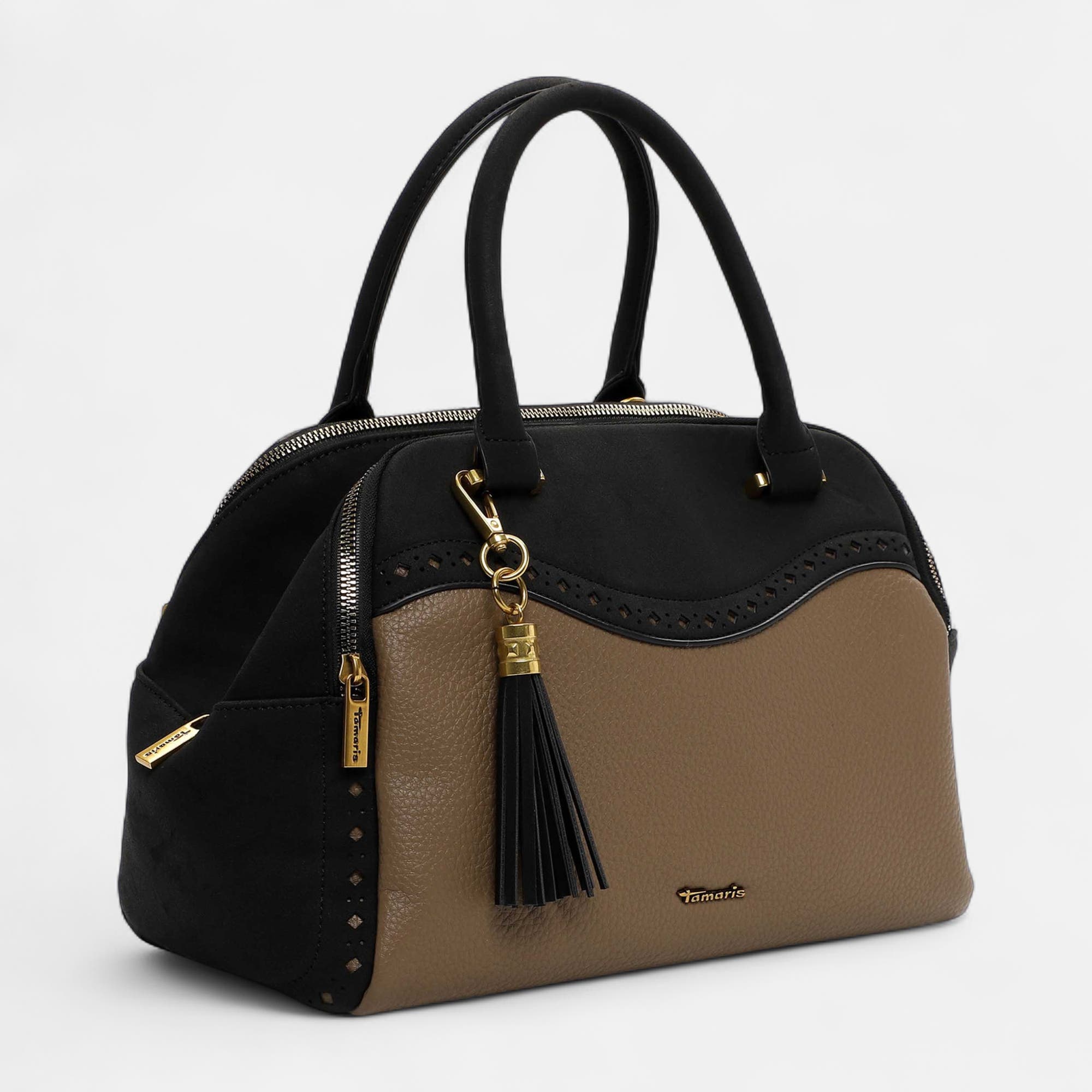 Sac à main taupe