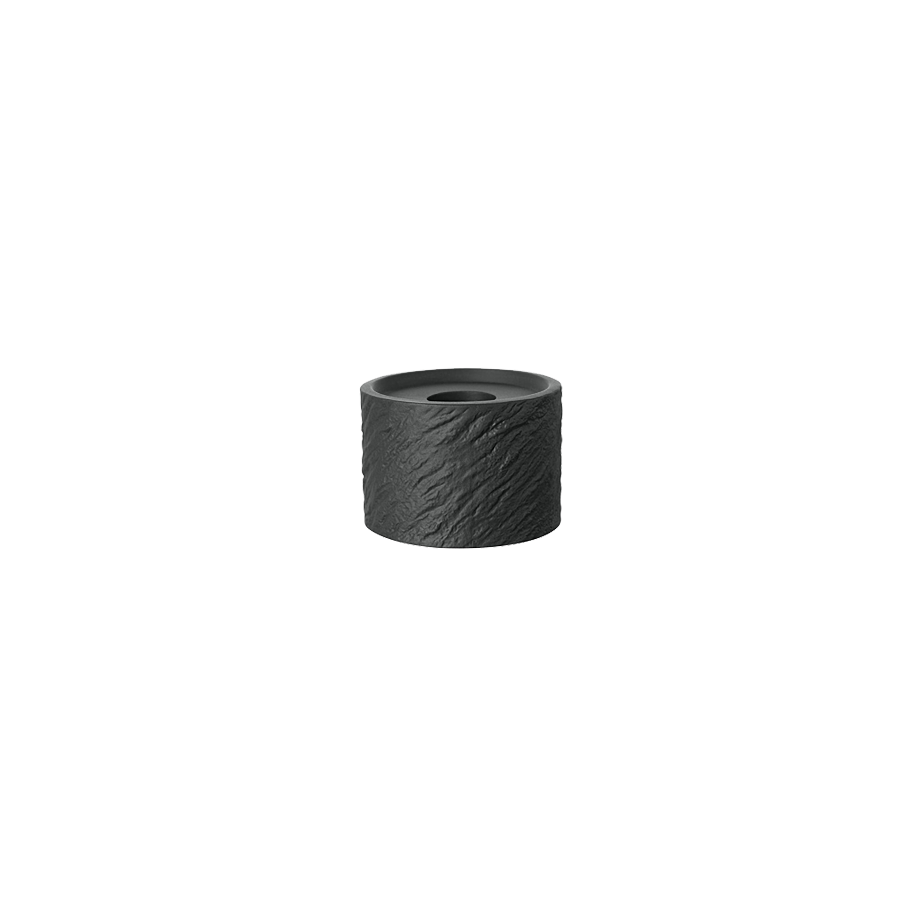 Manufacture Candlestick holder Black, 2.5'' x 1.9'', ceramic
