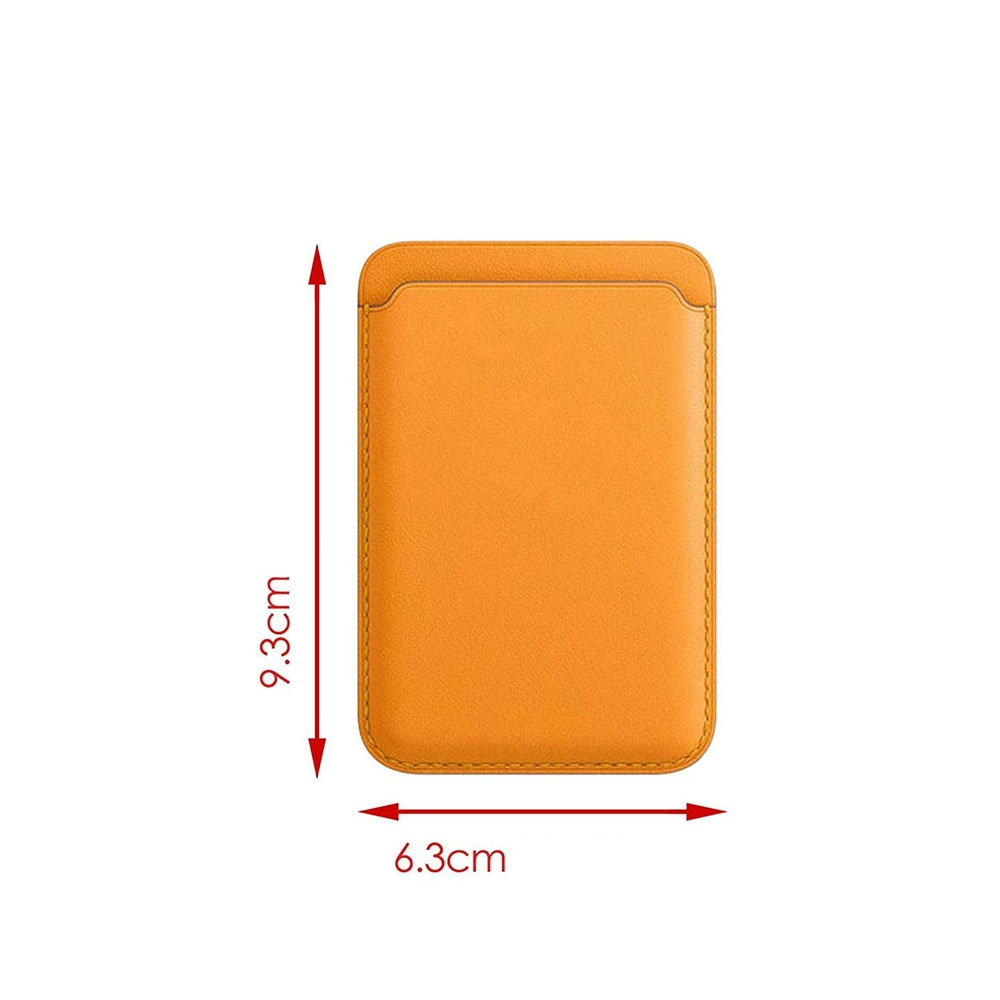 Magnetische MagSafe iPhone Leder Wallet Kreditkarten Halterung - Braun