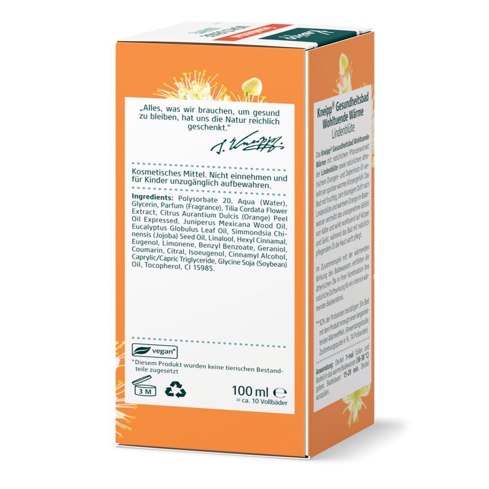 Kneipp® Gesundheitsbad WOHLTUENDE WÄRME