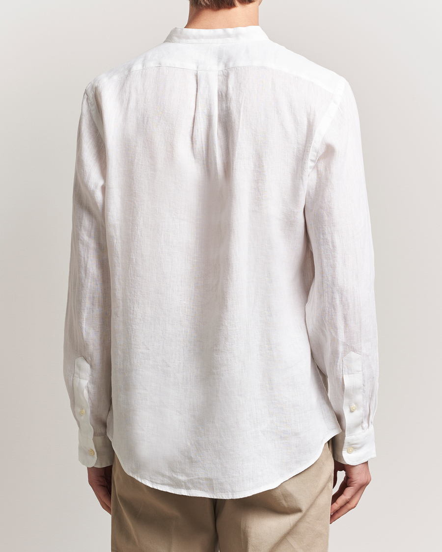 Polo Ralph Lauren Slim Fit Linen Shirt Ceramic White