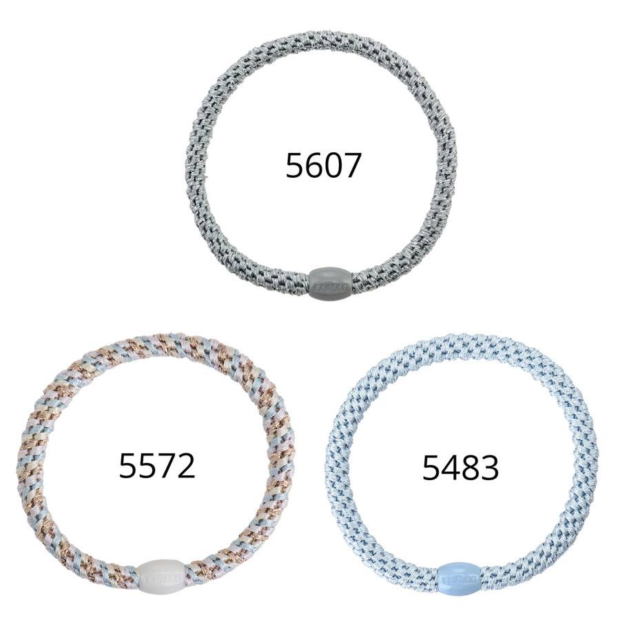 Kknekki Slim Hair Tie Bundle 14 6pcs