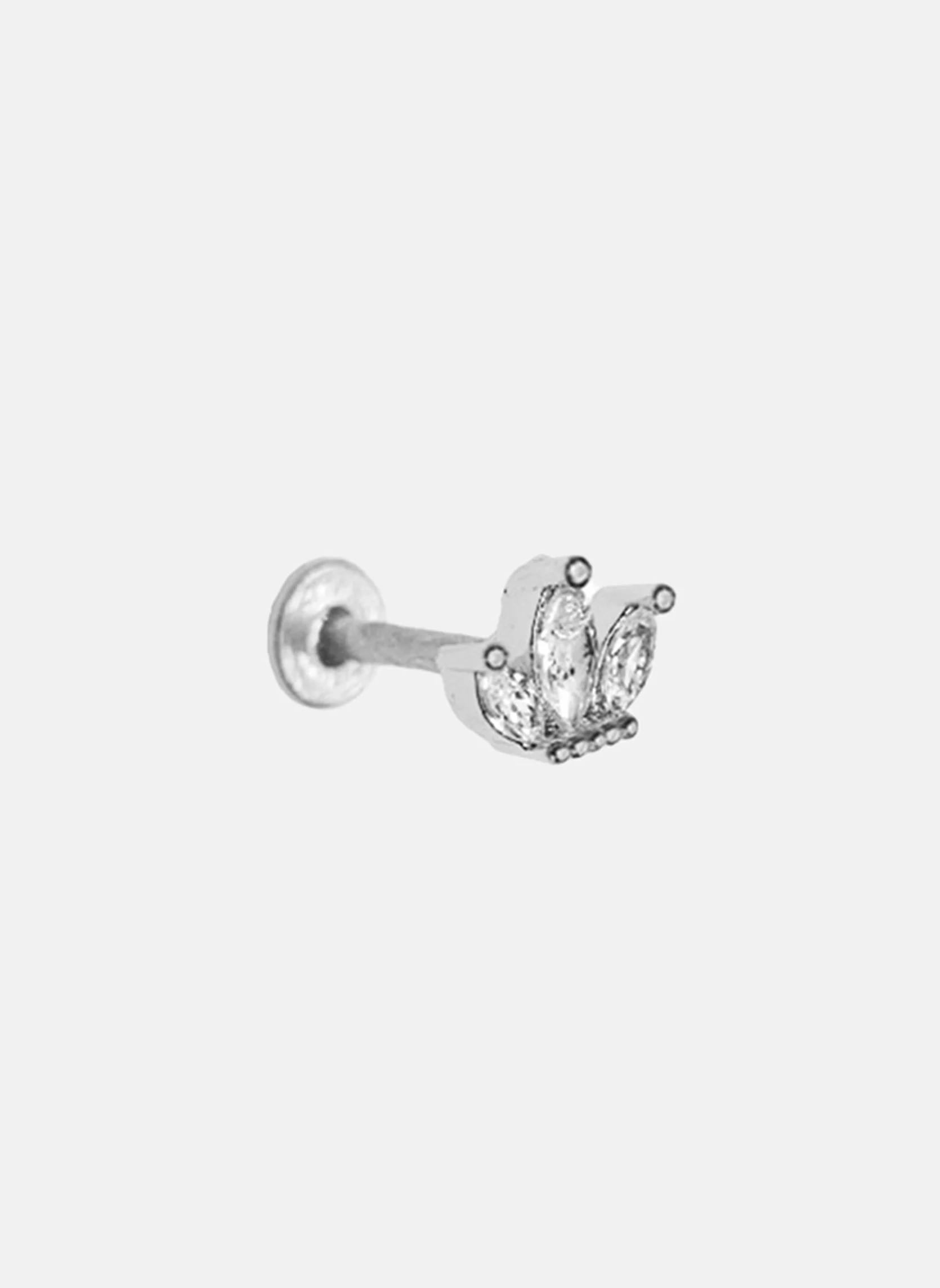 IVA-LEAF - Piercing iva leaf | Blanc