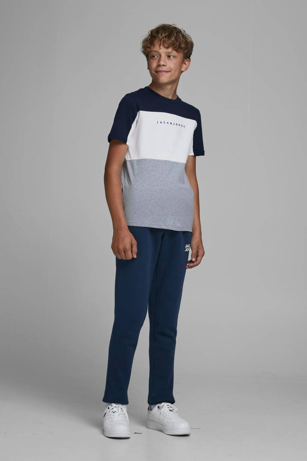 JACK & JONES joggingbroek Gordon donkerblauw