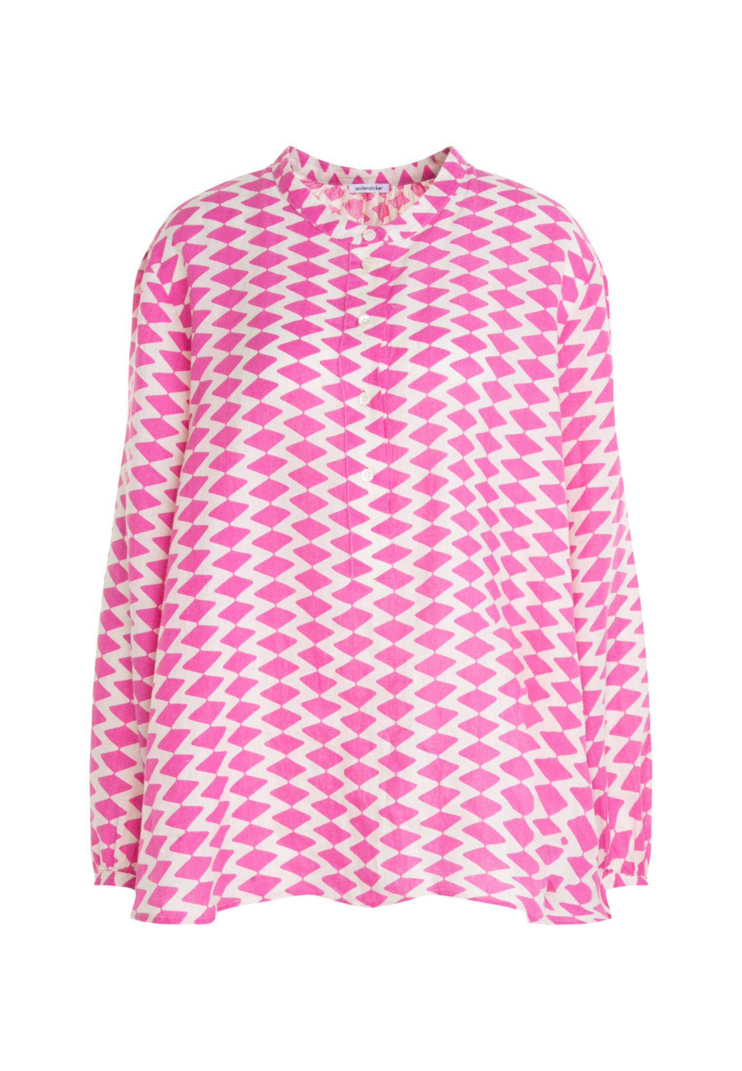 Seidensticker| Damen Stehkragenbluse Schwarze Rose