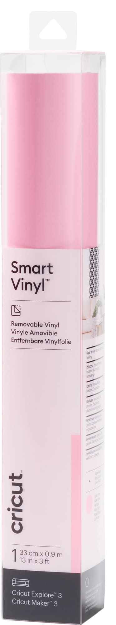 Cricut Smart Vinyl Removable ark 33 x 91 cm (light pink)