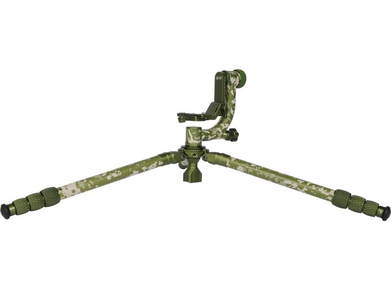 Sirui Stativ Explorer CT-3204 mit CH20 Camouflage Robustes Outdoor Stativ