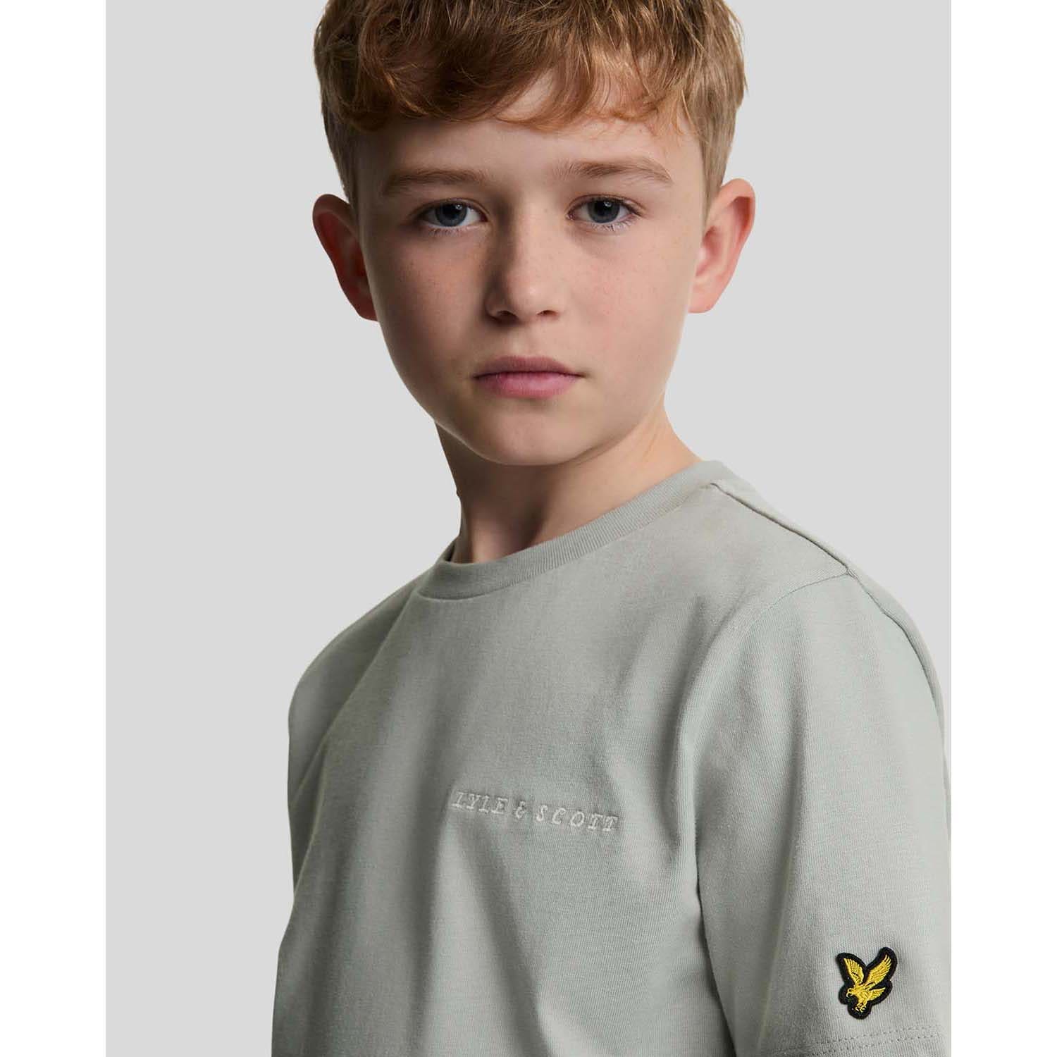 Lyle & Scott  Script Embroidered T-Shirt Kids