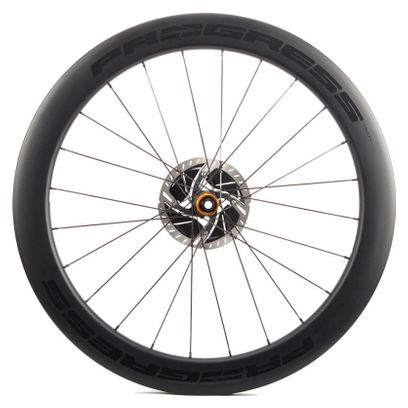 Paire de roues Progress Neon Disc Noir | 12x100/12x142 mm | Center Lock | Campagnolo