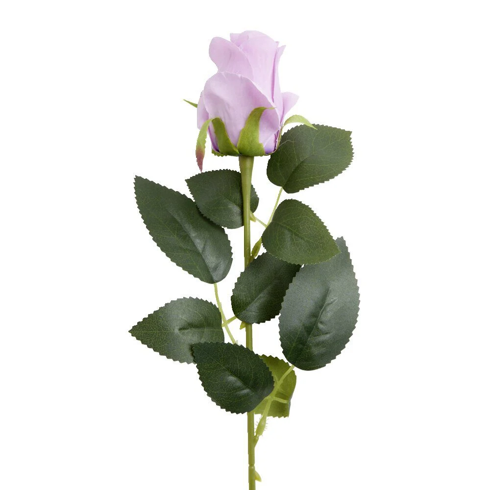 Fleur artificielle rose bouton H63cm - 3 modèles